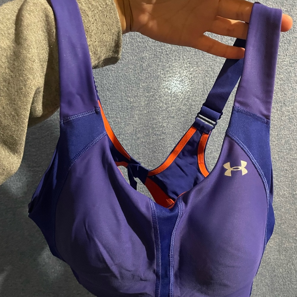 Under armor sports bra, size 34D